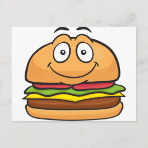 ハンバーガー絵文字 ポストカード