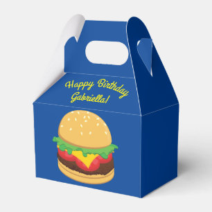 ハンバーガー誕生日パーティーバーガー フェイバーボックス