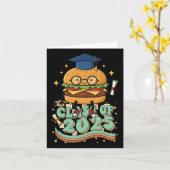 ハンバーガー2025キッズメンズウィメンズグラの大学院Cl カード (黄色い花)