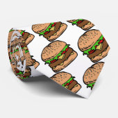 ハンバーガー4 ネクタイ (ロール)