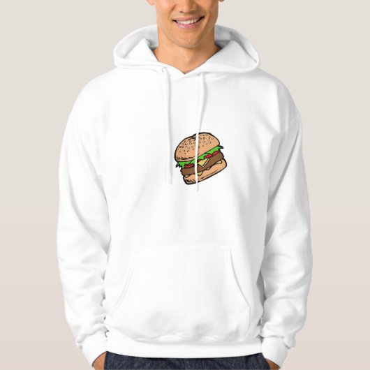 ハンバーガー4 パーカ (正面)