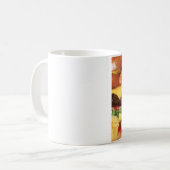 ハンバーガー コーヒーマグカップ (正面左)