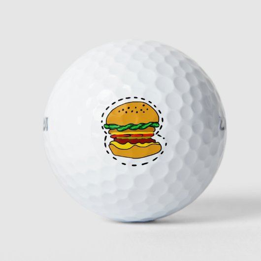 ハンバーガー ゴルフボール (正面)