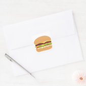 ハンバーガー スクエアシール (封筒)