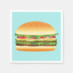 ハンバーガー スタンダードカクテルナプキン