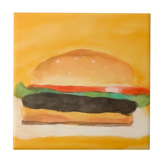 ハンバーガー タイル (正面)