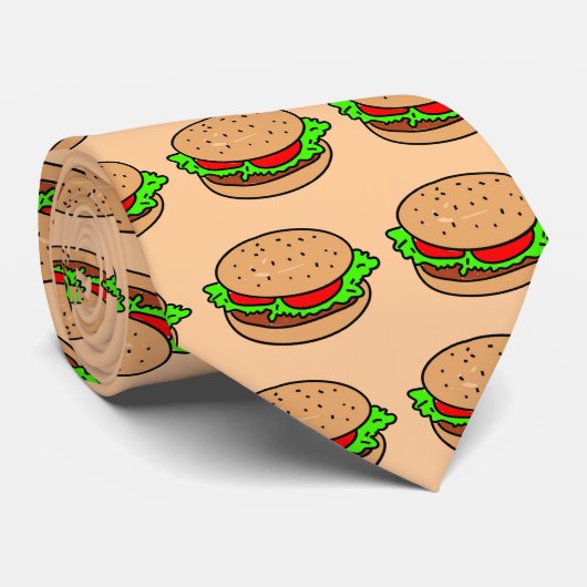 ハンバーガー ネクタイ (ロール)