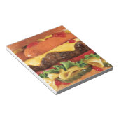 ハンバーガー ノートパッド (アングル)