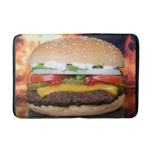 ハンバーガー バスマット (正面)