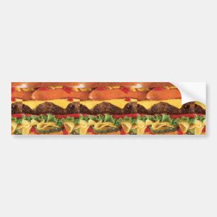 ハンバーガー バンパーステッカー