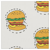 ハンバーガー ファブリック (クローズアップ)
