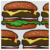 ハンバーガー ファブリック (クローズアップ)