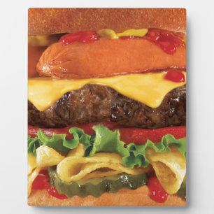 ハンバーガー フォトプラーク