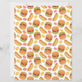 ハンバーガー&ホットドッグススクラップブック紙 (裏面)