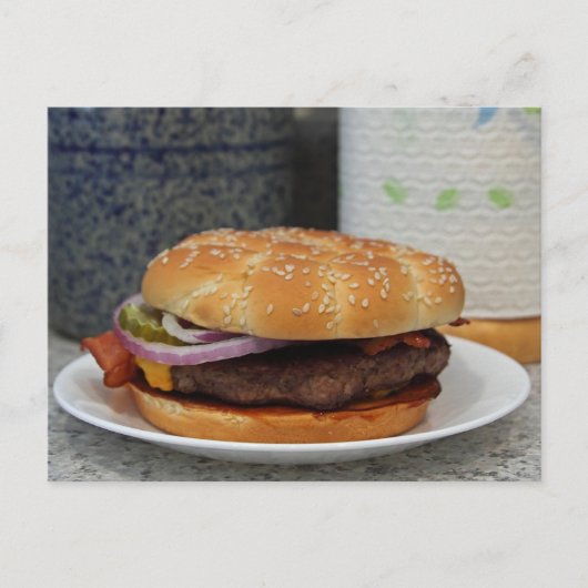 ハンバーガー ポストカード (正面)