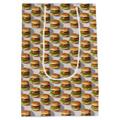 ハンバーガー ミディアムペーパーバッグ (裏面)