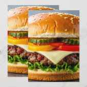 ハンバーガー メニュー (正面/裏面)