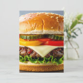 ハンバーガー メニュー (スタンド正面)