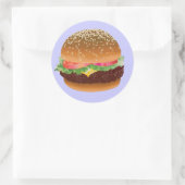 ハンバーガー ラウンドシール (バッグ)