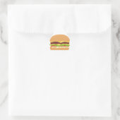 ハンバーガー 三角形シール (バッグ)