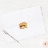 ハンバーガー 三角形シール (封筒)