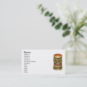 ハンバーガー 名刺 (スタンド正面)