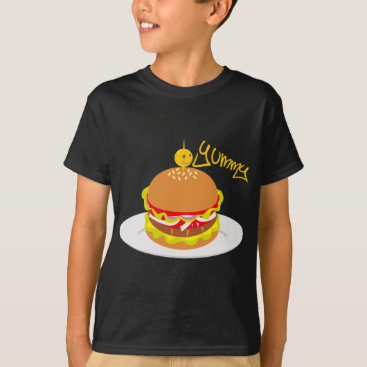 ハンバーガー Tシャツ (正面)