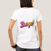 ハンバーガー Tシャツ (裏面)