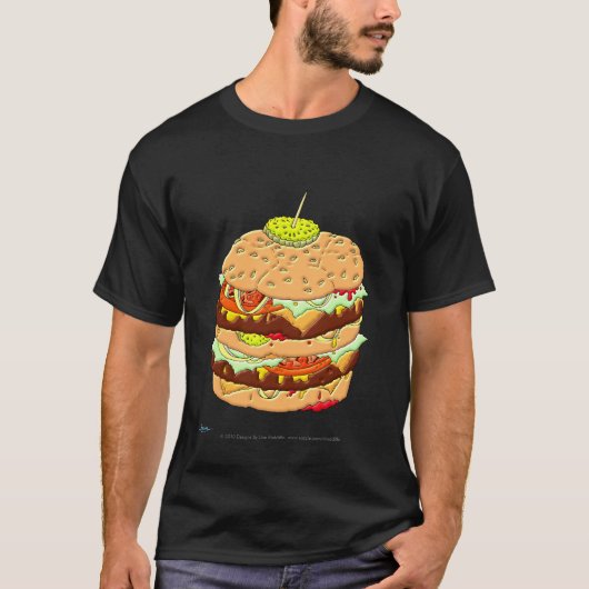 ハンバーガー Tシャツ (正面)