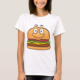 ハンバーガーEmoji Tシャツ