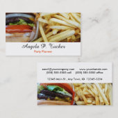 ハンバーガーnの揚げ物 名刺 (正面/裏面)