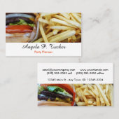 ハンバーガーnの揚げ物 名刺 (正面/裏面)