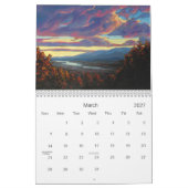 ハンバーグのパン屋の芸術 カレンダー (3月 2027)