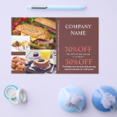 ハンバーグサンドイッチプライベートシェフケータリング チラシ (シングル)