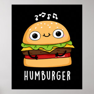 ハンバーグハおもしろいンミンバーガープンダークBG ポスター