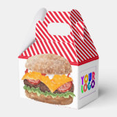 ハンバーグファストフードBBQダイナー フェイバーボックス (裏面サイド)