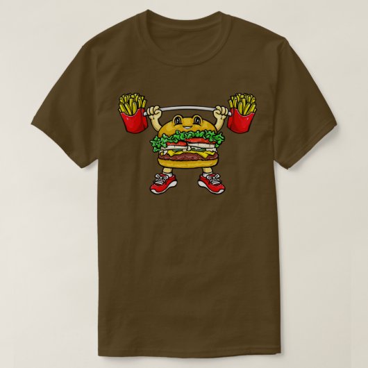 ハンバーグフライ Tシャツ (デザイン正面)