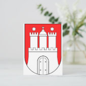 ハンバーグワッペン ポストカード (スタンド正面)