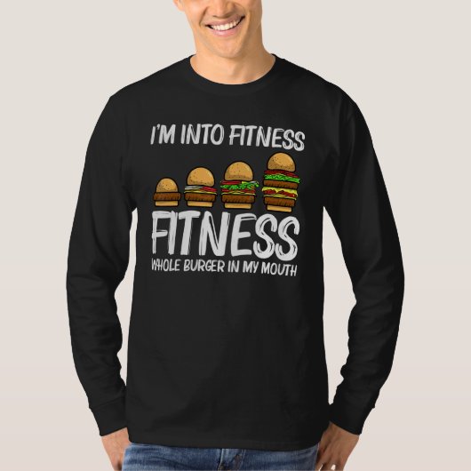 ハンバーグ男性へ女性食べ物チーズバーガーの衣装 Tシャツ (正面)