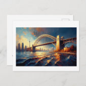 ハンバーリバーアーチブリッジトロント ポストカード (正面/裏面)