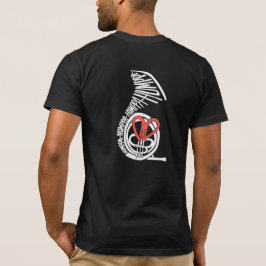 ハンパラブ 赤いバックのダークAA Tシャツ