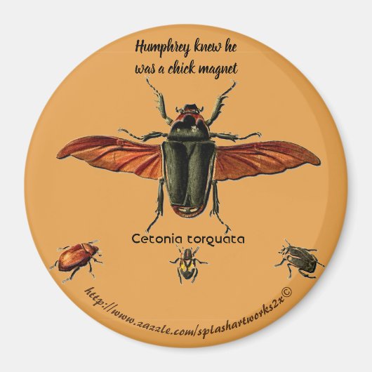 「ハンフリーは自分が雛であることを知っていた」 マグネット (正面)