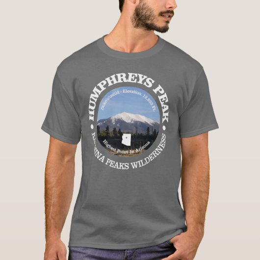 ハンフリー山頂 Tシャツ (正面)