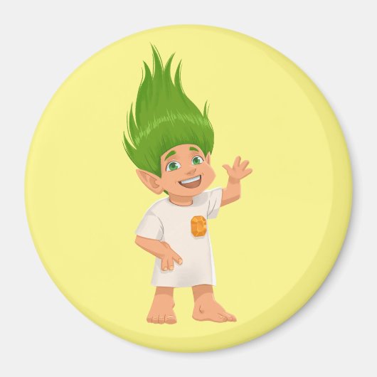 ハンフリー波こんにちは マグネット (正面)