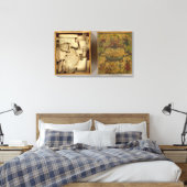 ハンフリー解剖された世界地図 キャンバスプリント (インサイチュ (寝室))