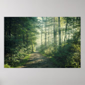 ハンブルクで晴れた10月の朝 ポスター (正面)