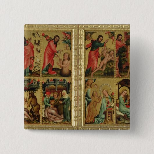 ハンブルクのセントピーターの主祭壇 缶バッジ (正面)