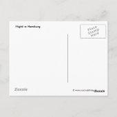 ハンブルクの夜 ポストカード (裏面)