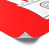 ハンブルクの旗ポスター ポスター (角)