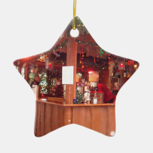 ハンブルクの検討されたワインブース セラミックオーナメント (正面)